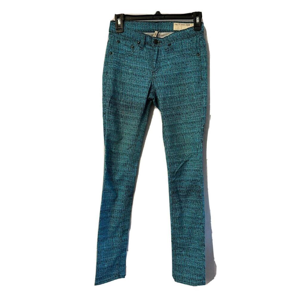 rag & bone Womens Juniors Jeans Tweed Print‎ Size 24 EUC